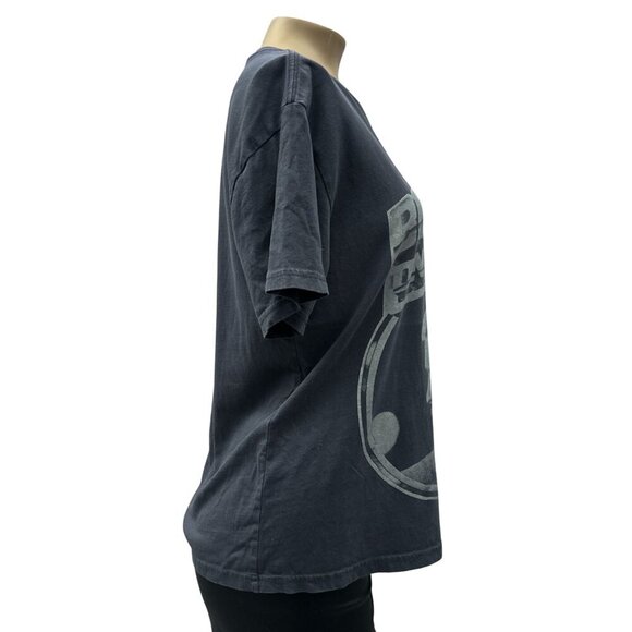 Lucky Brand David Bowie Boyfriend Graphic T-Shirt Short Sleeve Wash Gray Women S - Picture 8 of 13